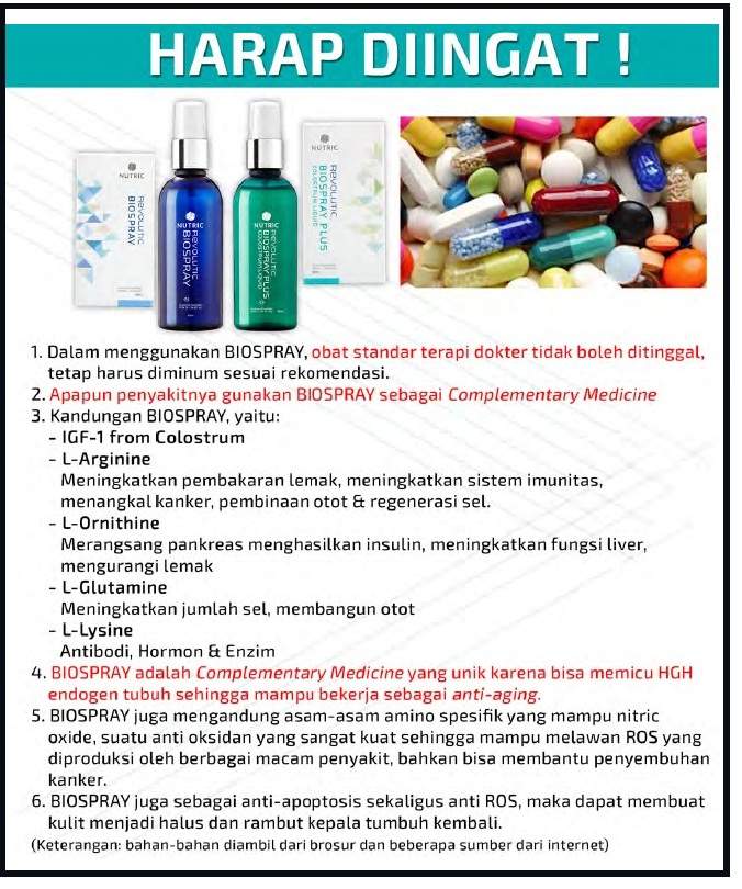 peranan biospray